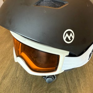 Outdoor Master Snowboard / Ski Adjustable Helmet - Unisex Large - With Anon Googles (Used)