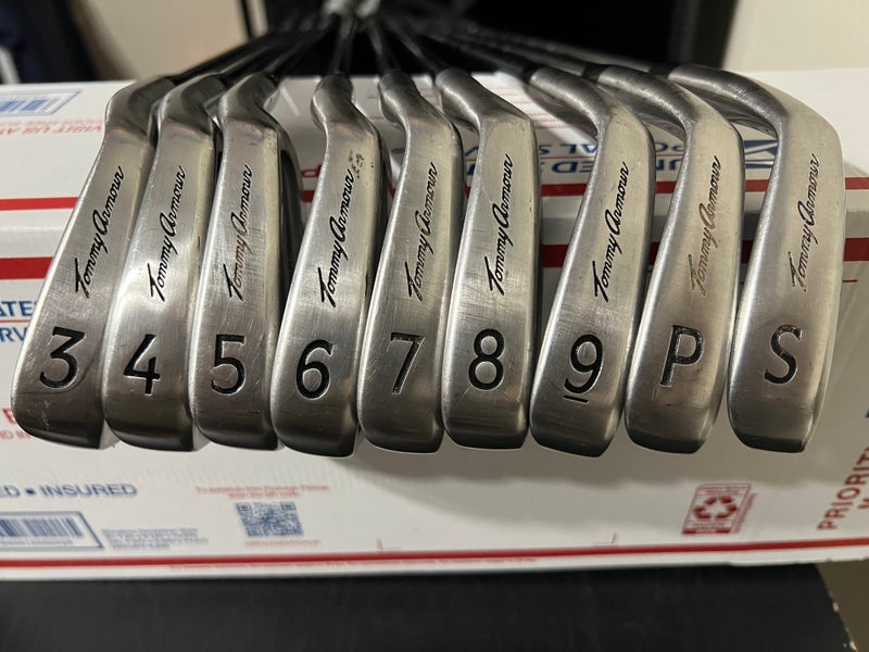 *GREAT CON* Tommy Armour 855s Silver Scot Iron Set R Flex Right Handed 3-PW & SW