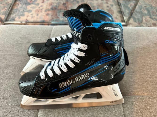 Bauer GSX Hockey Goalie Skates 7.5 (Used)