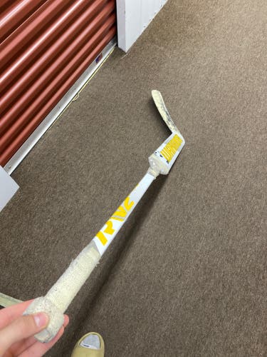 **broken blade** Warrior Ritual V2 Pro+ Regular Goalie Stick 25" Paddle Pro Stock (Used)