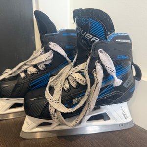 Bauer GSX Hockey Goalie Skates Size 1 Regular
