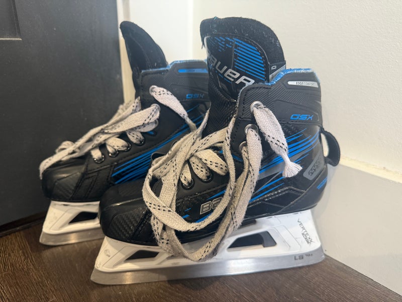 Bauer GSX Hockey Goalie Skates Size 1 Regular