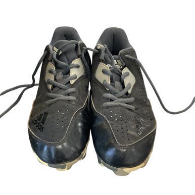 Used Adidas CLEATS BB/SB Cleats Black Junior 04.5 11479-S000402930