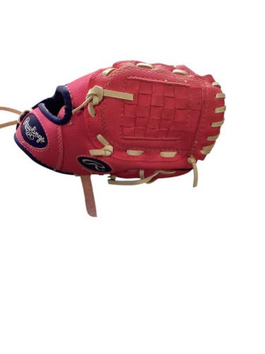 Used Rawlings PLAYER SERIES RHT 9 BB/SB Glove RH Throw Pink 9" 11479-S000402867