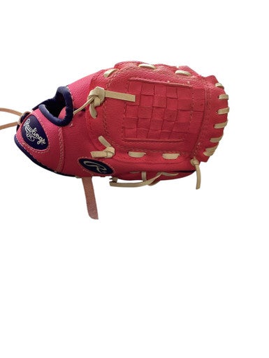 Used Rawlings PLAYER SERIES RHT 9 BB/SB Glove RH Throw Pink 9" 11479-S000402867