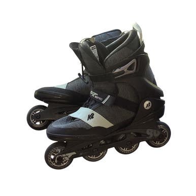 Used KR FITNESS Senior Roller Quad Skates Grey Senior 13 11479-S000403151