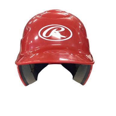 Used Rawlings BATTING HELMET Batting Helmet No Mask Red SM 11479-S000403148