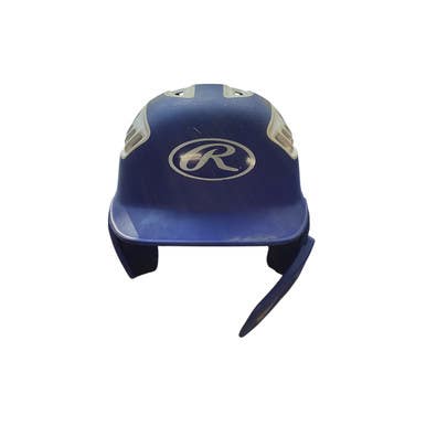 Used Rawlings R16J-R1 W/JAWGUARD Batting Helmet No Mask Royal Blue S/M 11479-S000403125