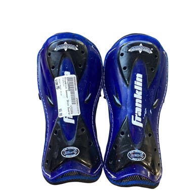 Used Franklin Soccer Shin Guards Junior Royal Blue MD 11479-S000403108