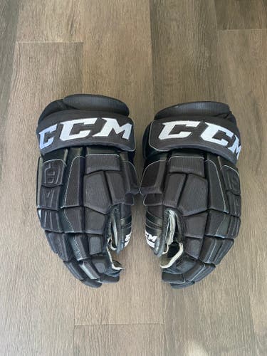 Black CCM HGCL Gloves 15" Pro Stock (Used)
