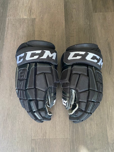 Black CCM HGCL Gloves 15" Pro Stock (Used)