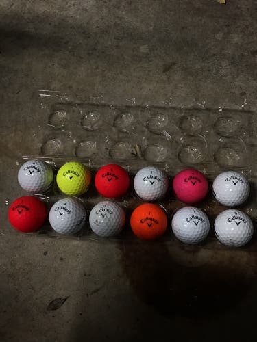 Callaway Supersoft Balls 12 Pack (1 Dozen) (Used)