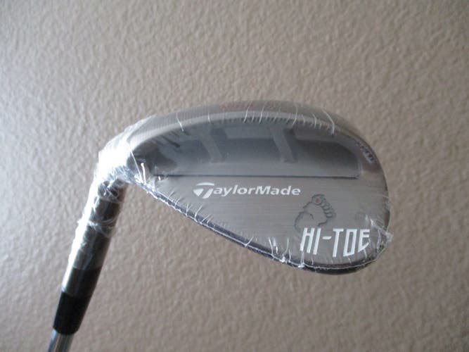 NEW LEFT HAND TAYLORMADE HI-TOE RAW BIG FOOT 60* LOB WEDGE KBS HI-REV 2.0 115 STIFF FLEX 60.15