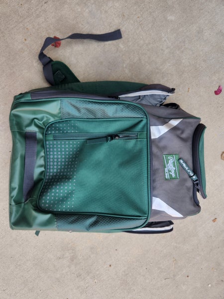 Rawlings Franchise Baseball Backpack Green like new (Used)