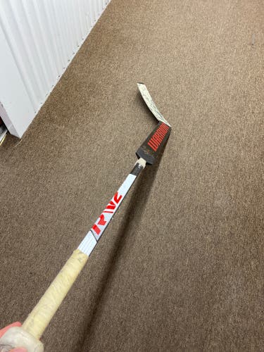Signed Magnus HellbergSenior Warrior Ritual V2 Pro+ Regular Goalie Stick 25" Paddle Pro Stock (Used)
