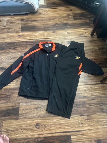 Anaheim Ducks Reebok Center Ice Jacket and Pants Set