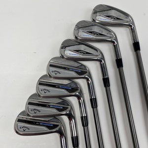 Callaway Paradym Ai Smoke Iron Set 5HL-7HL+ 8- PW+AW SteelFiber i95 Regular RH