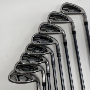 Callaway Steelhead XR Iron Set 5-PW+AW+SW Matrix Ozik Program F15 60 Graphite RH