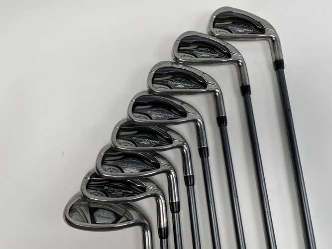 Callaway Steelhead XR Iron Set 5-PW+AW+SW Matrix Ozik Program F15 60 Graphite RH