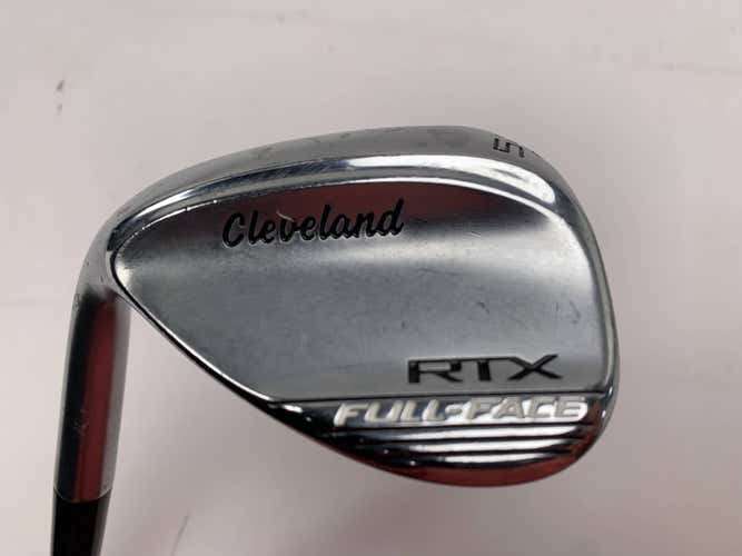 Cleveland RTX Full Face Tour Rack Wedge 56* 9 Dynamic Gold Spinner Tour Issue LH