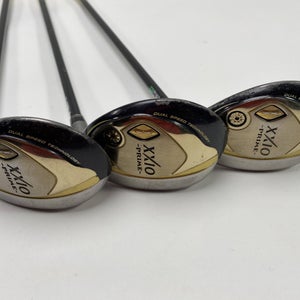 XXIO Prime 9 Hybrid Set 5 6 7 23* 26* 29* SP-900 Flex 3212 46g Regular RH