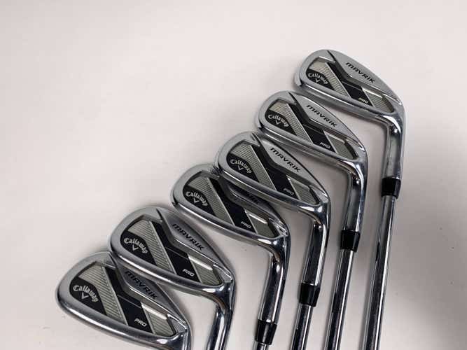 Callaway Mavrik Pro Iron Set 6-PW+AW Elevate VSS Pro 105g Stiff Steel Mens RH