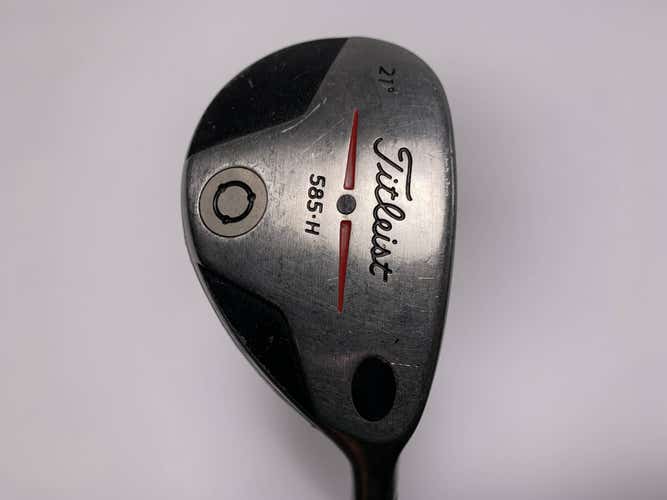 Titleist 585 H 4 Hybrid 21* Graphite Design Tour AD YS Stiff Graphite Mens RH