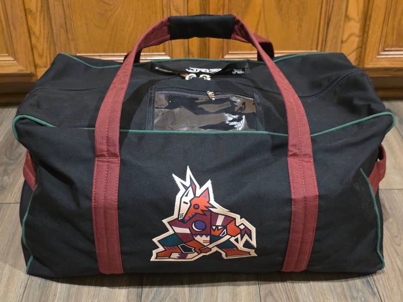 Arizona Coyotes Black Kachina Team Used Hockey Equipment "Big Coach" Bag