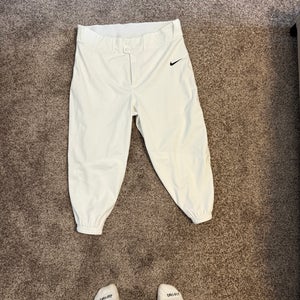White Men's Knickers Large Adult Nike Game Pants (Used) - BQ5400-100