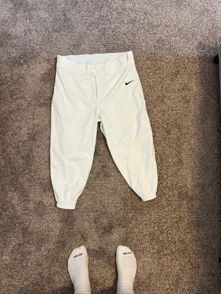 White Men's Knickers Large Adult Nike Game Pants (Used) - BQ5400-100