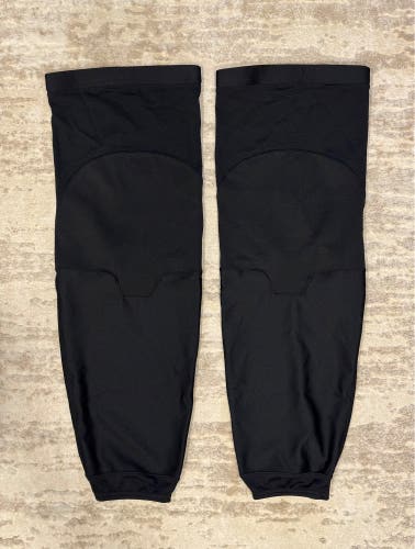 Adidas Hockey Socks NHL Pro Stock Adult XL Black Practice Solid