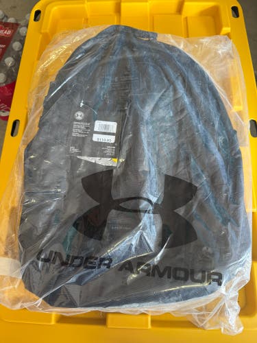 Black Adult Unisex Under Armour Backpack (New) Training Division Heavy Duty w/ tags and plastic