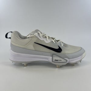 Nike Force Zoom Trout 9 Baseball Cleat - Size: 14 - FB2907 100 - White - NEW !