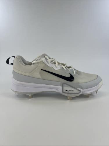 Nike Force Zoom Trout 9 Baseball Cleat - Size: 14 - FB2907 100 - White - NEW !