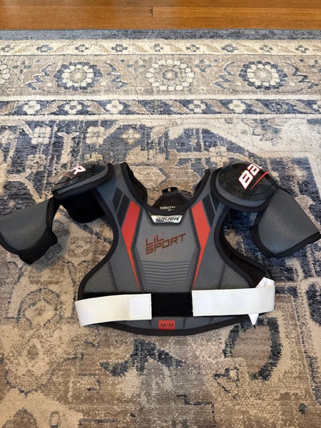 Medium Youth Bauer Lil Sport Shoulder Pads (Used)
