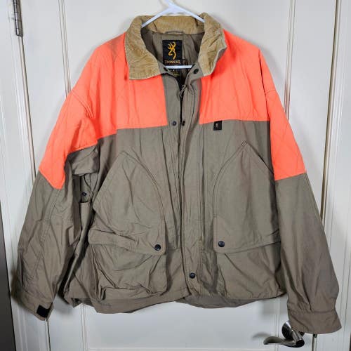 Browning Hunting Jacket Mens Size: XL Insulated Upland Pheasant Hunting Jacket
