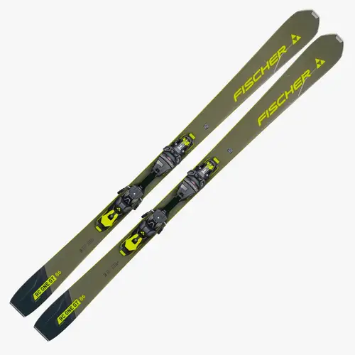 New 2024 Fischer RC ONE GT 86 Skis w/ Fischer Protector 13 bindings; Size: 168