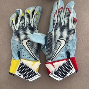 Large Nike Alpha Elite Batting Gloves (Used)