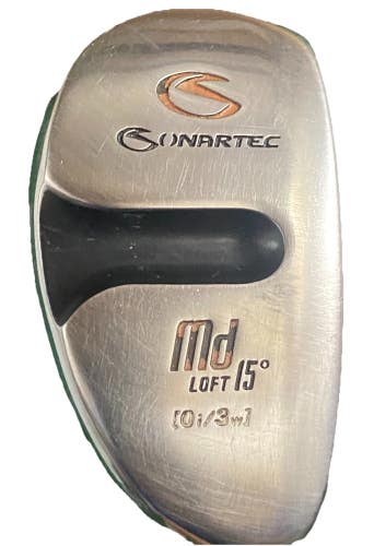 Sonartec Md Driving Hybrid 15* 0i/3w RH UST I-Rod Stiff Graphite 40.5" Nice Grip