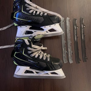 Bauer GSX Hockey Goalie Skates Regular Width Size 4 (Used)
