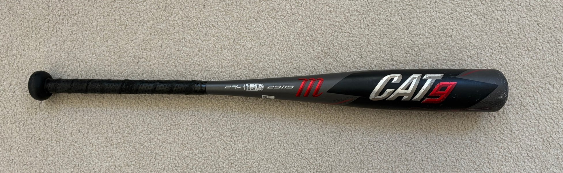Marucci CAT9 Alloy USSSA Certified Bat (-10) 19 oz 29" (Used)