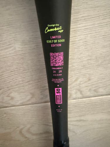 2025 Combat MFG Spec A1 Alloy BBCOR Certified Bat (-3) 28 oz 31" (New)