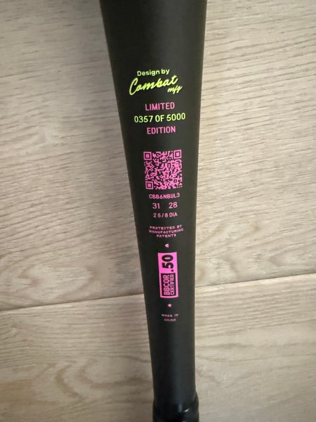 2025 Combat MFG Spec A1 Alloy BBCOR Certified Bat (-3) 28 oz 31" (New)