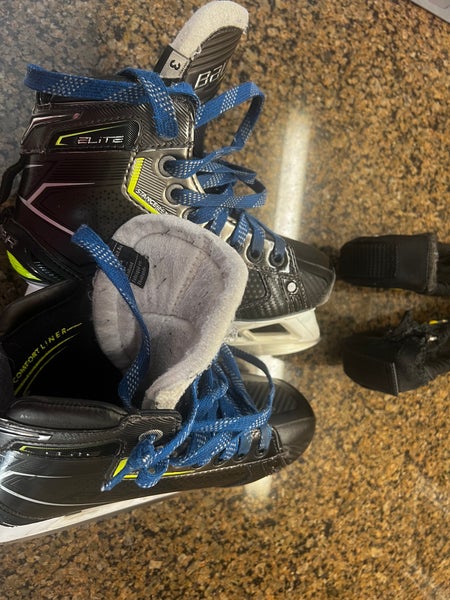 Bauer Elite Hockey Goalie Skates Size 3 (Used)