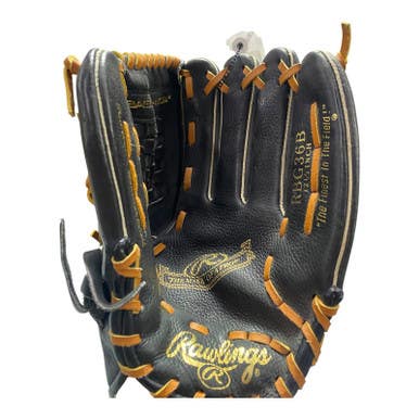 Used Rawlings RBG36B BB/SB Glove RH Throw Black 12 1/2" 11375-S000365773