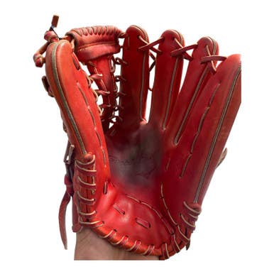 Used Mizuno GLOBAL ELITE D LINK H SELECTION BB/SB Glove RH Throw Red 12 1/2" 11375-S000365757