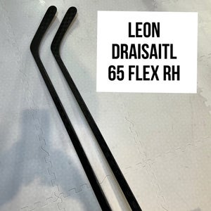 Senior(2x)Right Draisaitl 65 Flex ProBlackStock™ Unbranded Pro Stock Hockey Sticks