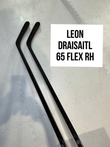 Senior(2x)Right Draisaitl 65 Flex ProBlackStock™ Unbranded Pro Stock Hockey Sticks