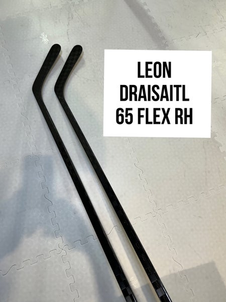 Senior(2x)Right Draisaitl 65 Flex ProBlackStock™ Unbranded Pro Stock Hockey Sticks