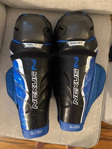 Senior Bauer Nexus 2N 16" Shin Pads (Used)